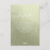 Waterverf Landschap — Sage groene ID786 Informatiekaartje (Voorkant)