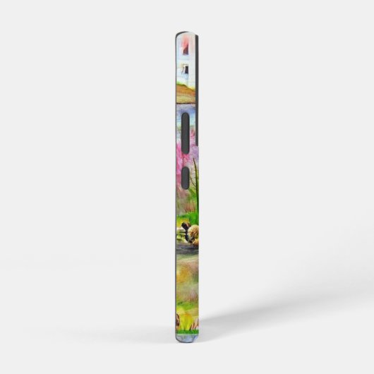 Waterverf landschap samsung galaxy hoesje (Rechterkant)