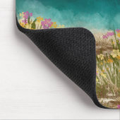 Waterverf Landschap Seaside Mousepad Muismat (Hoek)