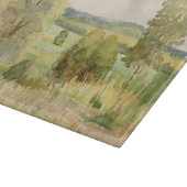 Waterverf landschap snijplank (Hoek)