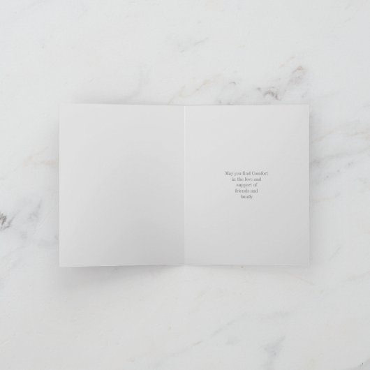 Waterverf Landschap Sympathie Bedankkaart (Binnen)