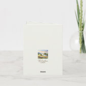 Waterverf Landschap Sympathie Bedankkaart (Achterkant)