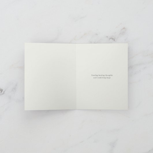 Waterverf Landschap Sympathie Bedankkaart (Binnen)