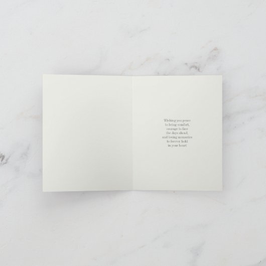 Waterverf Landschap Sympathie Bedankkaart (Binnen)