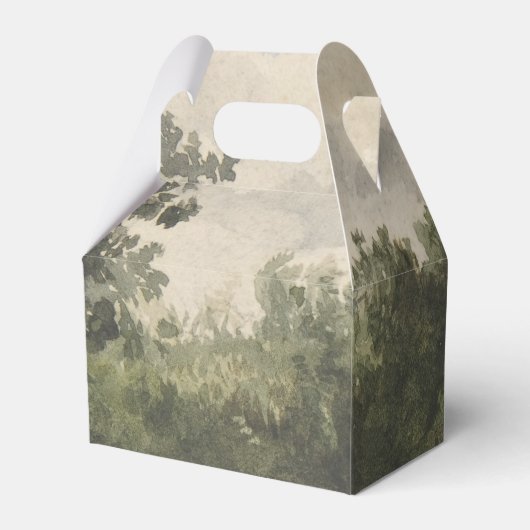 Waterverf Landschap van Pad - Constant Troyon Bedankdoosjes (Achterkant)