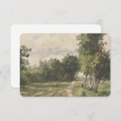 Waterverf Landschap van Pad - Constant Troyon Bedankkaart (Voorkant / Achterkant)