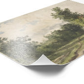 Waterverf Landschap van Pad - Constant Troyon Foto Afdruk (Hoek)