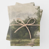 Waterverf Landschap van Pad - Constant Troyon Inpakpapier Vel (In situ)