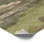 Waterverf Landschap van Pad - Constant Troyon Poster (Hoek)