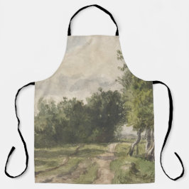 Waterverf Landschap van Pad - Constant Troyon Schort