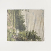 Waterverf Landschap van Pad - Constant Troyon Wandkleed (Voorkant (horizontaal))