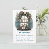 Waterverf landschap verplaatsen Aankondiging (Staand voorkant)