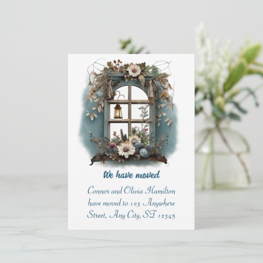  Waterverf landschap verplaatsen Aankondiging (Staand voorkant)