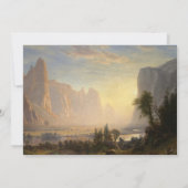 Waterverf Landschap Yosemite Weddenschap Kaart (Achterkant)