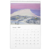 Waterverf landschappen van 2019 wandkalender kalender (Jan 2027)