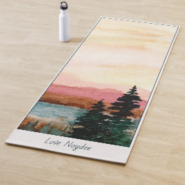 Waterverf Landschapschildering, Je Naam Yogamat