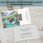 Waterverf Landschapsfotografie I Fotografie QR Cod Visitekaartje