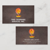 Waterverf | Landschapsontwerp | Bruin Visitekaartje (Voorkant / Achterkant)