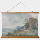 Waterverf Landschapsschilderijen Hangend Wandkleed (Voorkant)