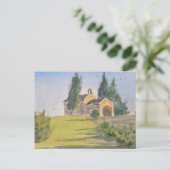 Waterverf Landschapsschildering Briefkaart (Staand voorkant)