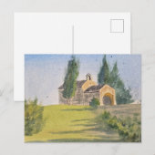Waterverf Landschapsschildering Briefkaart (Voorkant / Achterkant)