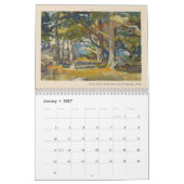 Waterverf landschapsschilderingen van Amerikaanse Kalender (Jan 2027)