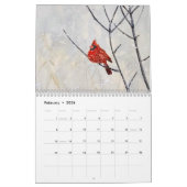 Waterverf landschapsschilderwandkalender kalender (Feb 2026)