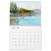 Waterverf landschapsschilderwandkalender kalender (Mar 2027)
