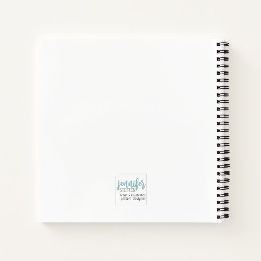 Waterverf Landschapsstructuur Notitieboek (Achterkant)