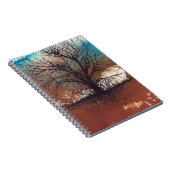 Waterverf Landschapsstructuur verven Notitieboek (Rechterzijde)