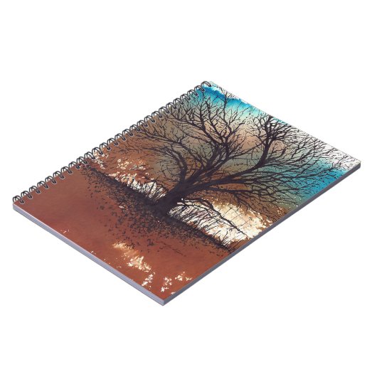 Waterverf Landschapsstructuur verven Notitieboek (Linkerzijde)