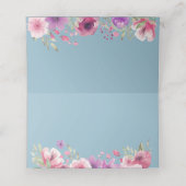 Waterverf Landtuinrozen Groenelementen Plaatskaartje (Binnenkant ongevouwen)