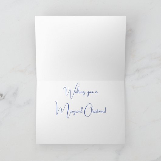 Waterverf lantaarn kerst fee vakantie kaart (Binnen)