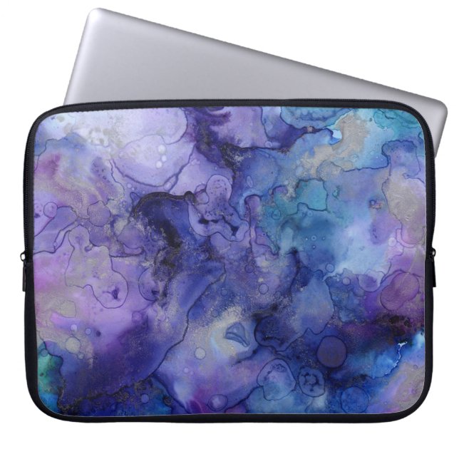 Waterverf Laptop Sleeve (Voorkant)