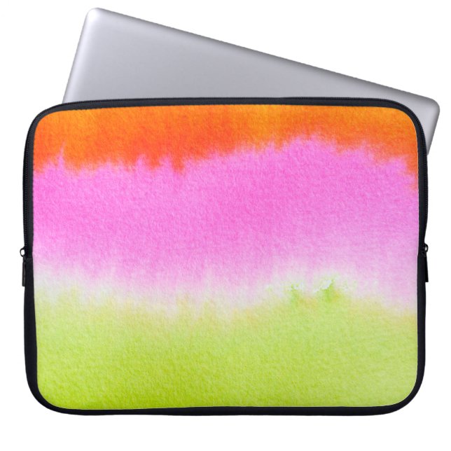 Waterverf Laptop Sleeve (Voorkant)
