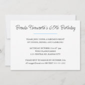 Waterverf Las Vegas Sign Casino Theme Verjaardag Kaart (Achterkant)