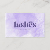 Waterverf Lashes & Brows make-up artiest Visitekaartje (Voorkant)