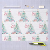 Waterverf Laten we verlichte kerstboom Tissuepapier (Craft)