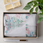 Waterverf Laten we verlichte kerstboom Tissuepapier (Geschenk)