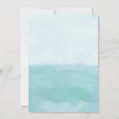 Waterverf Laten we Wilde Bachelorette Party uitnod Kaart (Achterkant)