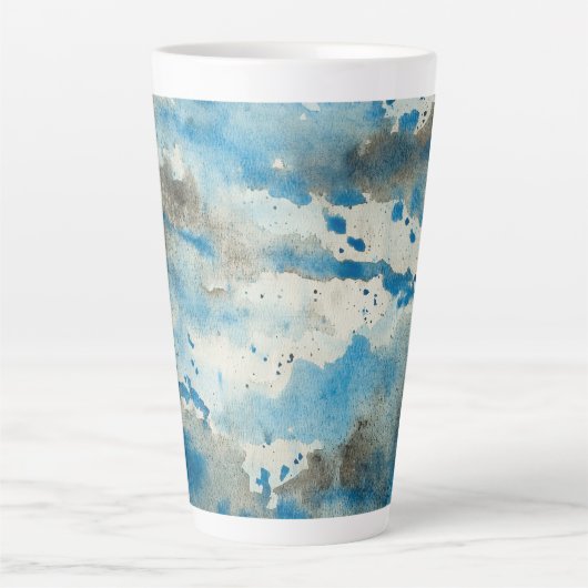 Waterverf Latte Mok (Voorkant)