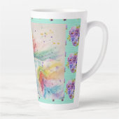 Waterverf latte Mok van mijn paardregenboog Unicor (Rechts)