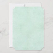 Waterverf Laurel Eucalyptus Blad Bladblad Krans Kaart (Achterkant)