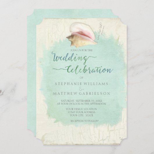 Waterverf Laurel Eucalyptus Blad Bladblad Krans Kaart (Voorkant / Achterkant)