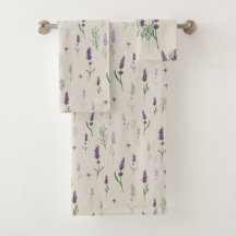 Waterverf Lavander Pattern