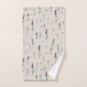 Waterverf Lavander Pattern Bad Handdoek (Handdoek)