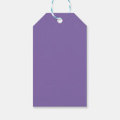 Waterverf Lavander String Lights Cadeaulabel (Achterkant)