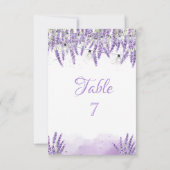 Waterverf Lavander String Lights E Kaart (Achterkant)