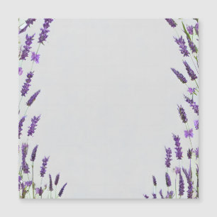 Waterverf Lavendel Bloem Frame Ontwerp Magnetische Uitnodiging