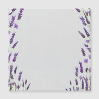 Waterverf Lavendel Bloem Frame Ontwerp Magnetische Uitnodiging